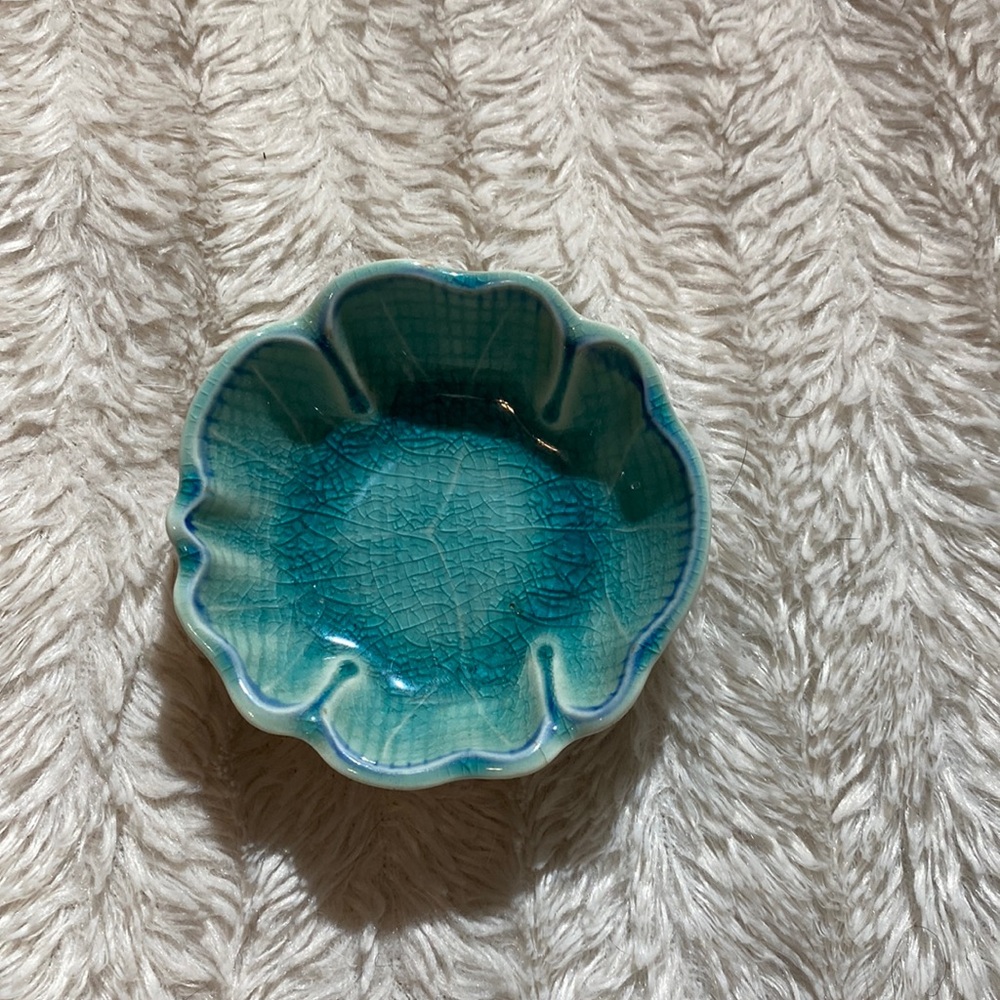 Flower ring tray jewelry holder change tray